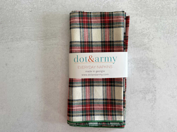 Cotton Crinkle Cloth Napkins, set of four – Dot and Army