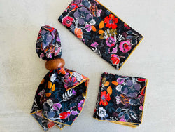 Harvest Floral Cloth Napkins, set of four